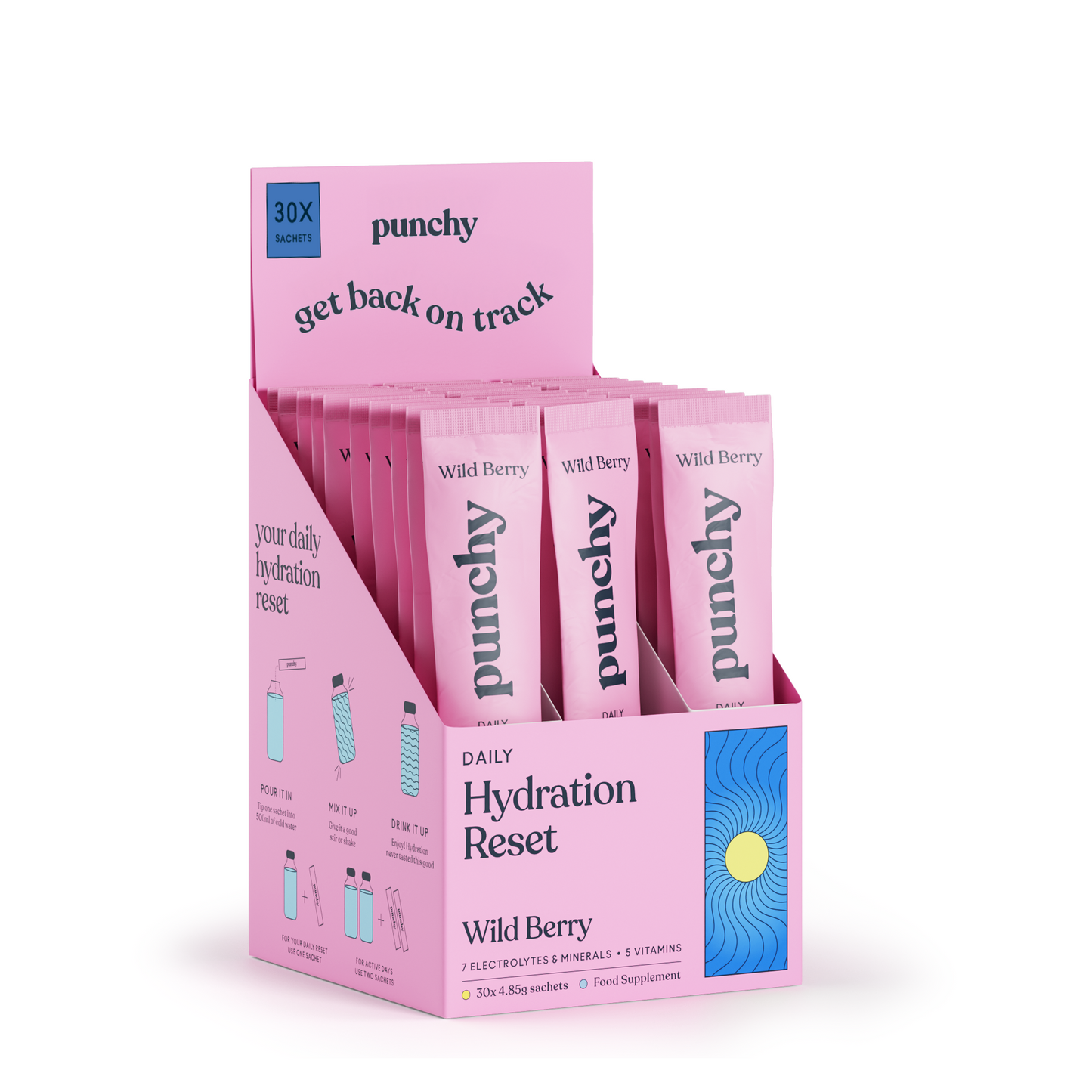Punchy - Wildberry Electrolyte Hydration Sachets