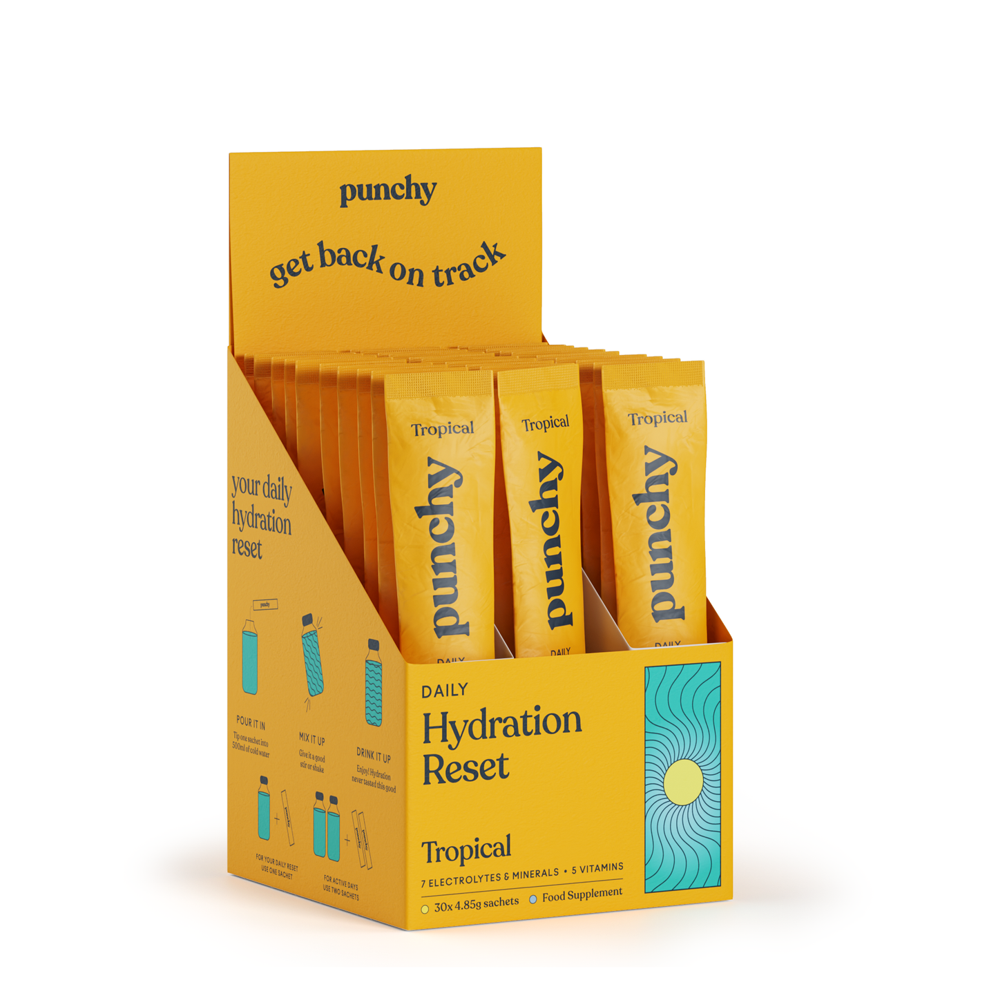 Punchy Drinks - Daily Hydration Reset - Tropical