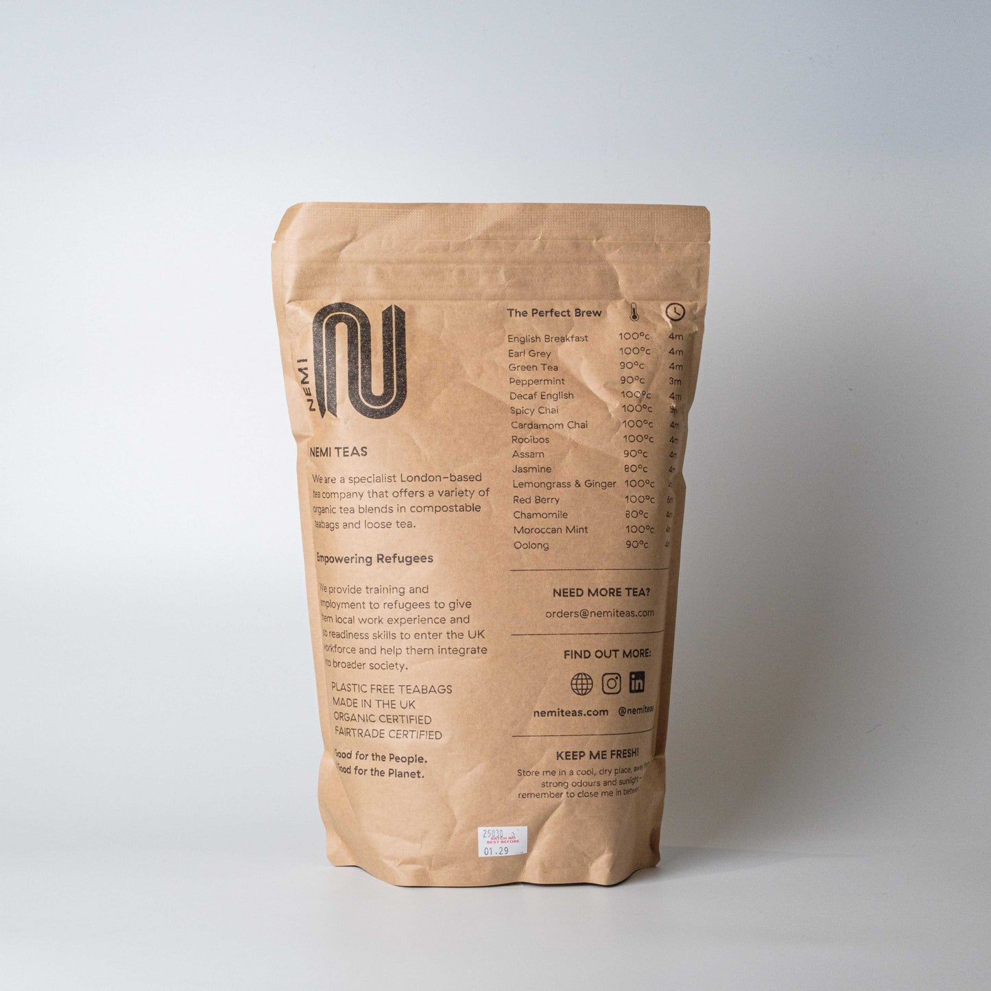 Nemi Teas - Moroccan Mint Tea (200 Teabags)