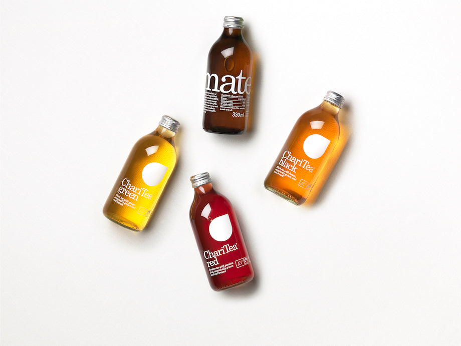 ChariTea - Mate Sparkling - Glass Bottles