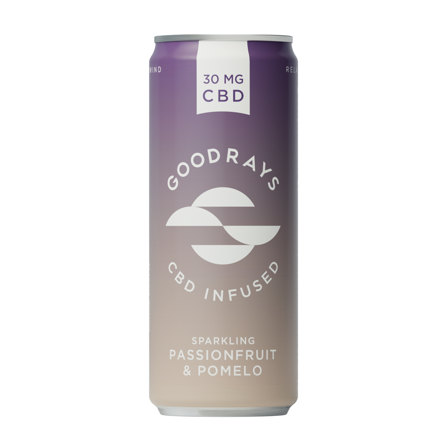 Goodrays CBD Seltzer - Passionfruit & Pomelo