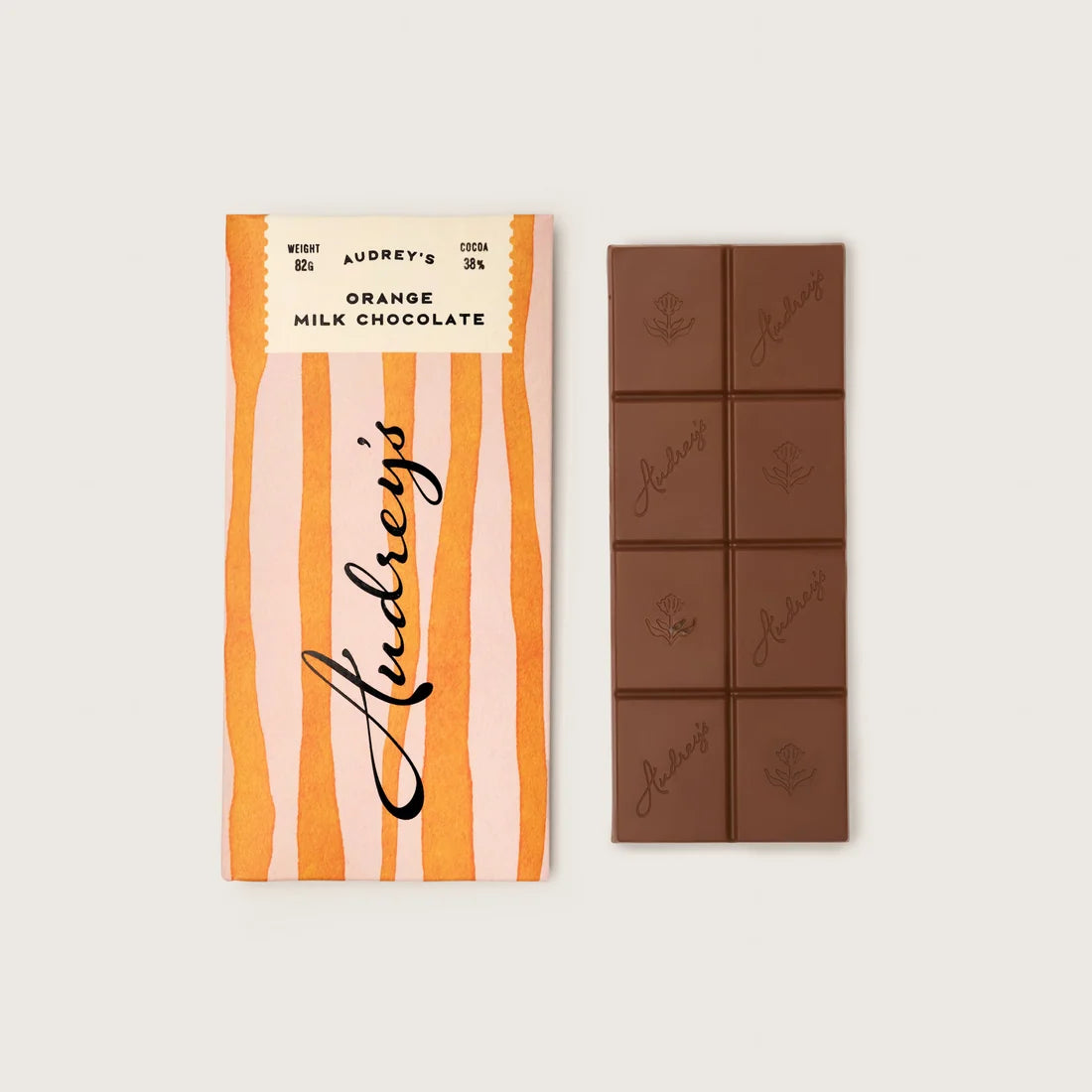 Audrey's - Milk 38% Orange Bar
