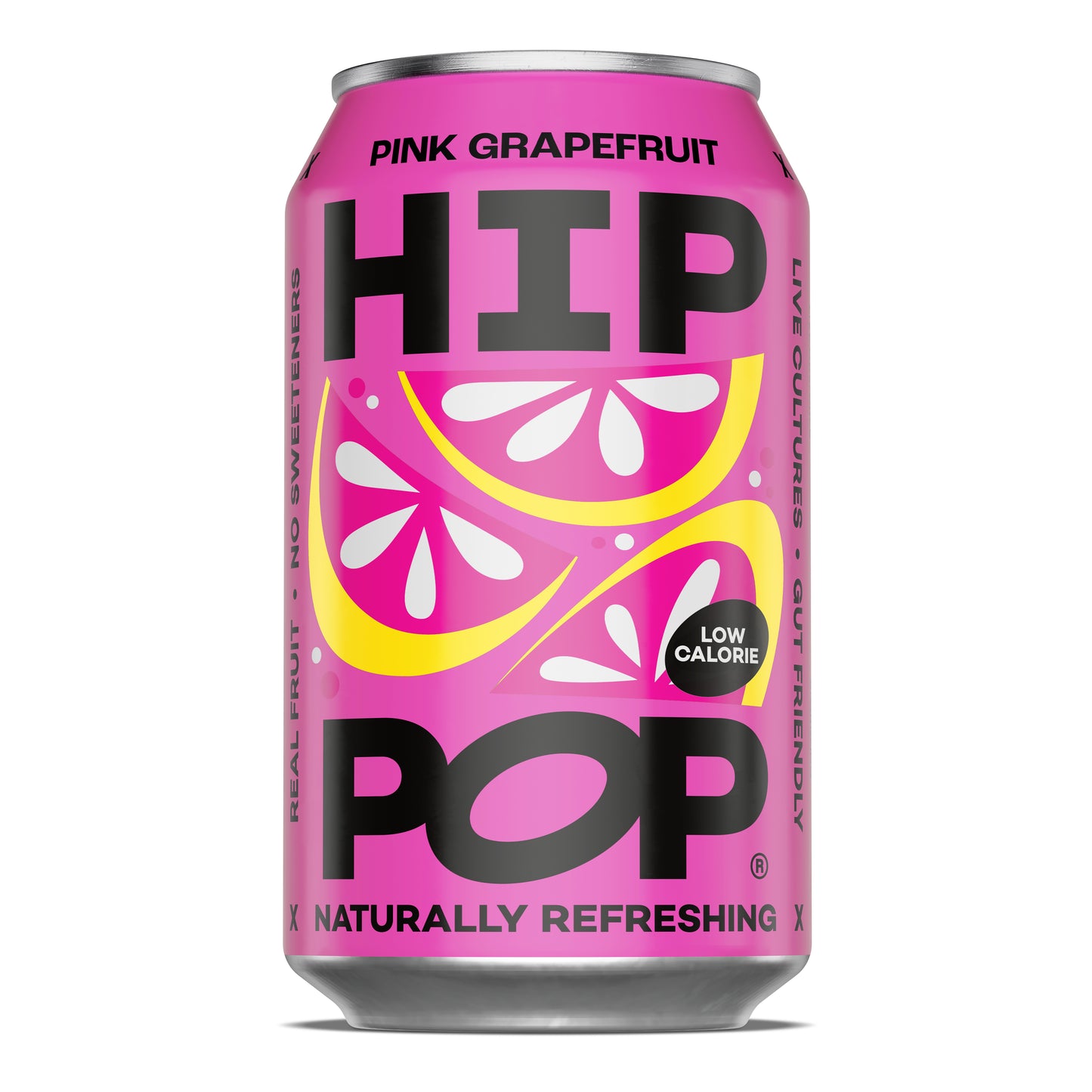 Hip Pop - Pink Grapefruit Living Soda Cans