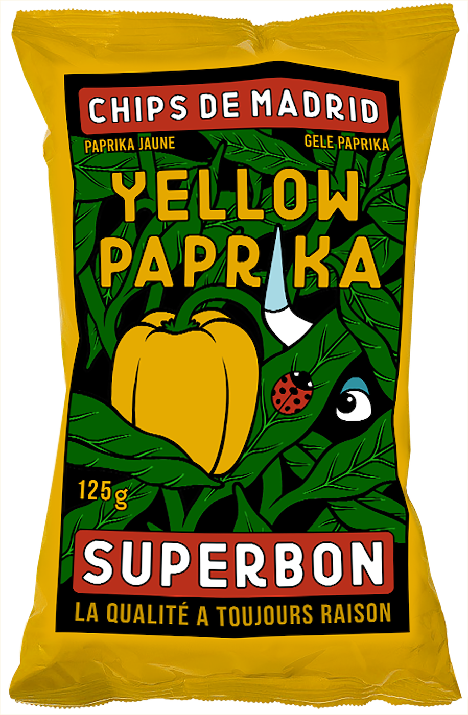 Superbon Chips - Yellow Paprika - NEW CASE SIZE