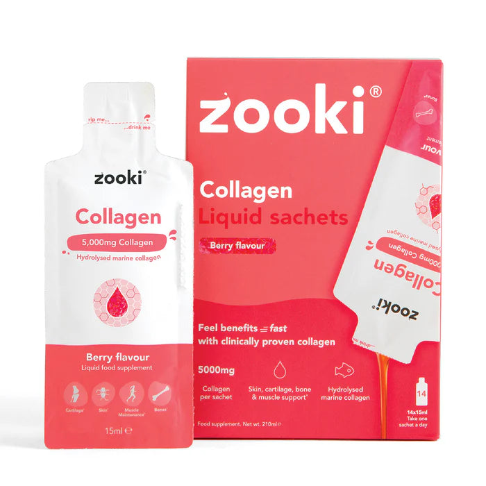 Zooki - Marine Collagen - Berry Flavour - Liposomal Sachets