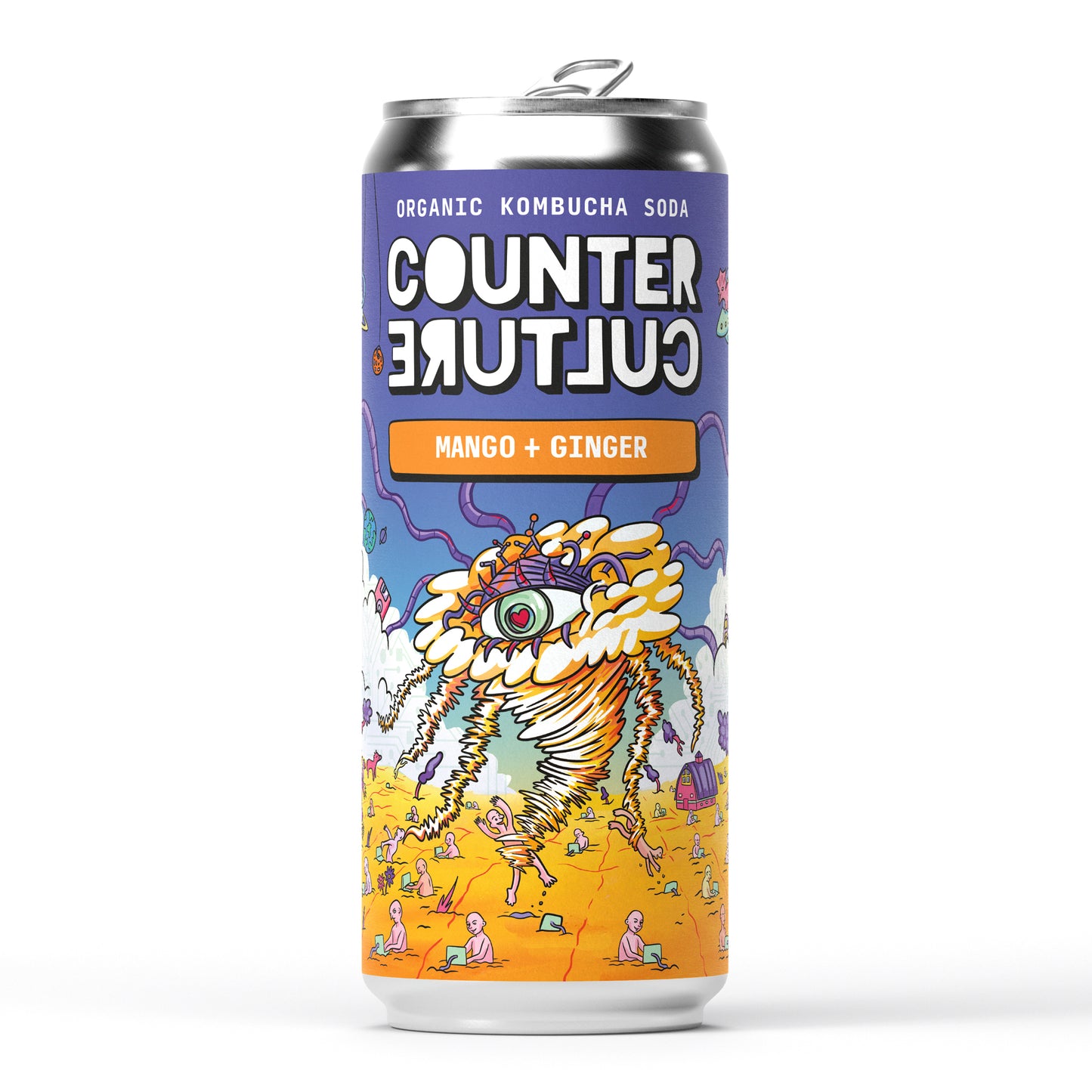 Counter Culture - Mango + Ginger + Lime Organic Kombucha Soda