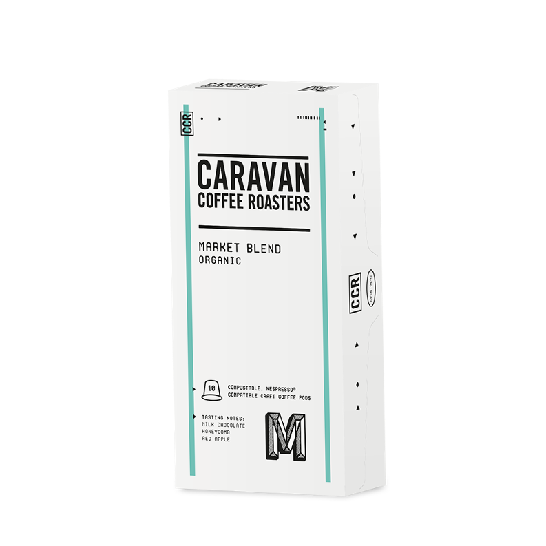 Caravan Coffee Roasters - Market Blend Organic Pods (10 x 10 Pods) // Stores Supply // Caravan
