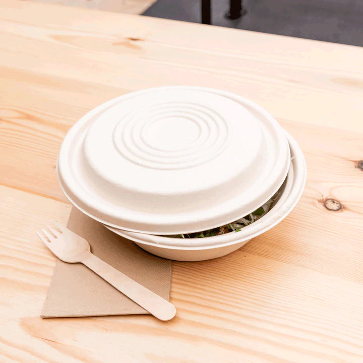 Decent Packaging - Bagasse Dish Lid One Size // Stores Supply // Stores Supply