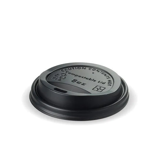 BioPak Packaging - Black Compostable Lids