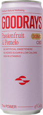 Goodrays CBD Seltzer - Passionfruit & Pomelo