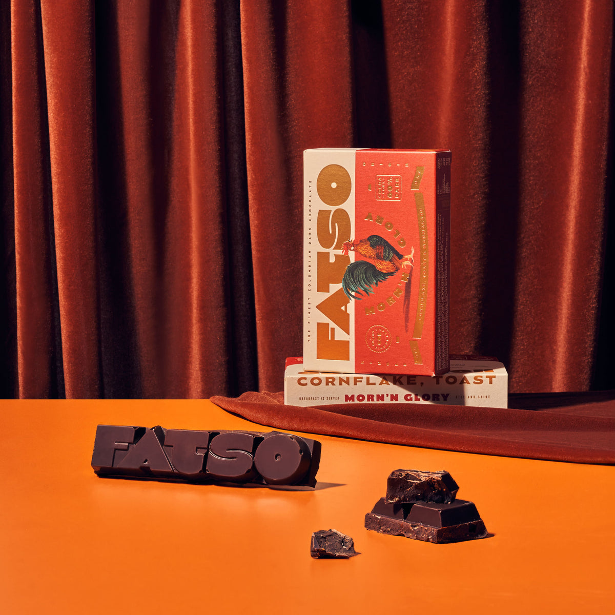 Fatso Chocolate - MORN'N GLORY BAR / Corn Flake, Toast, Marmalade