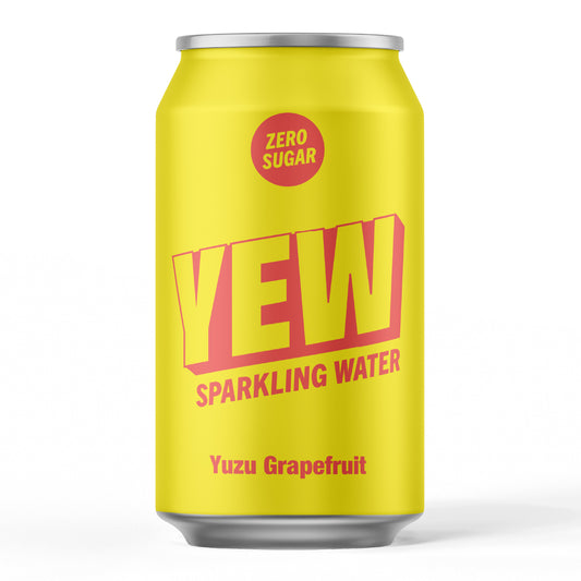 YEW Drinks - Yuzu Grapefruit Sparkling Water - NEW FORMAT