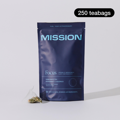 MISSION -  Focus Yerba Mate with Peppermint - 250 teabags