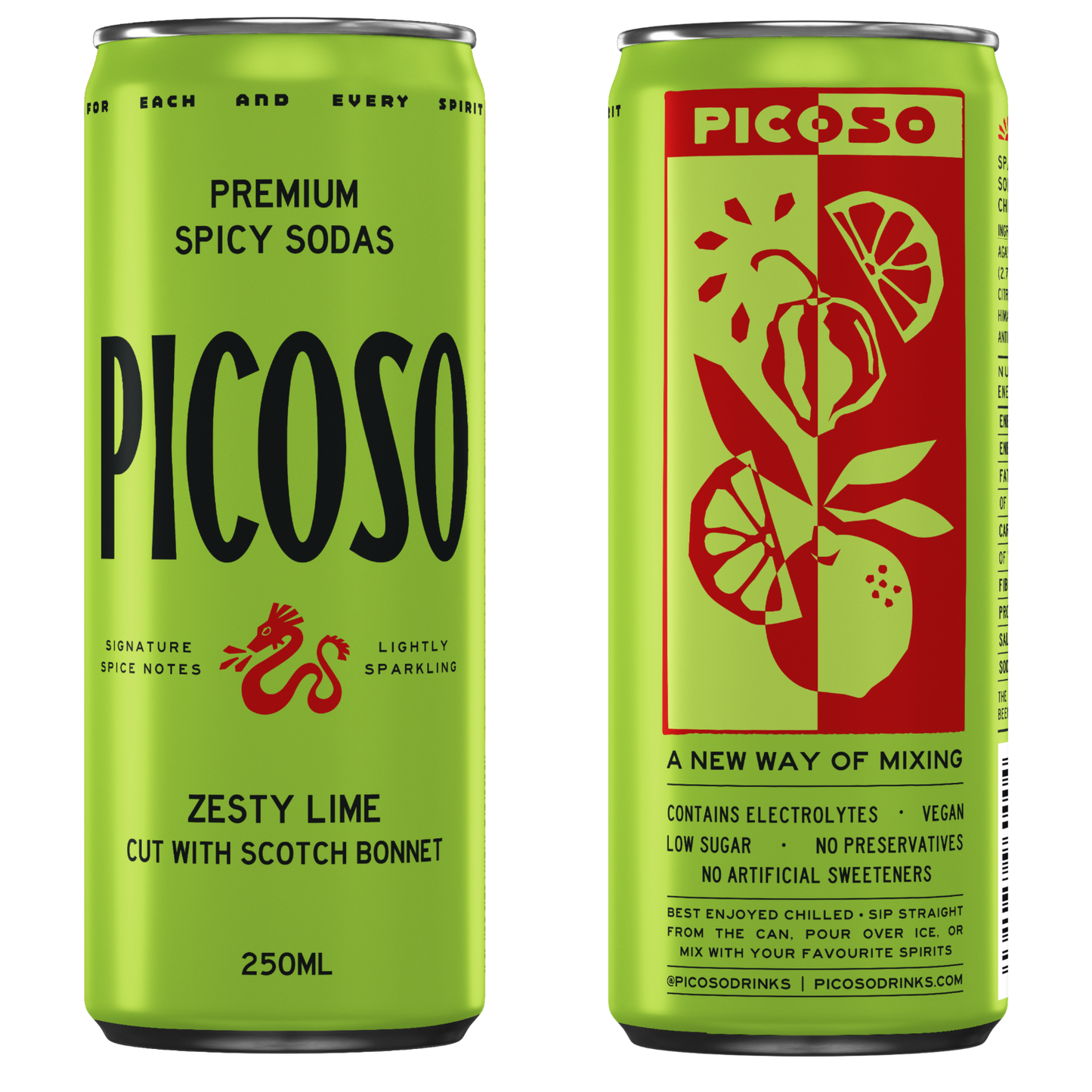 Picoso - Zesty Lime Cut With Scotch Bonnet