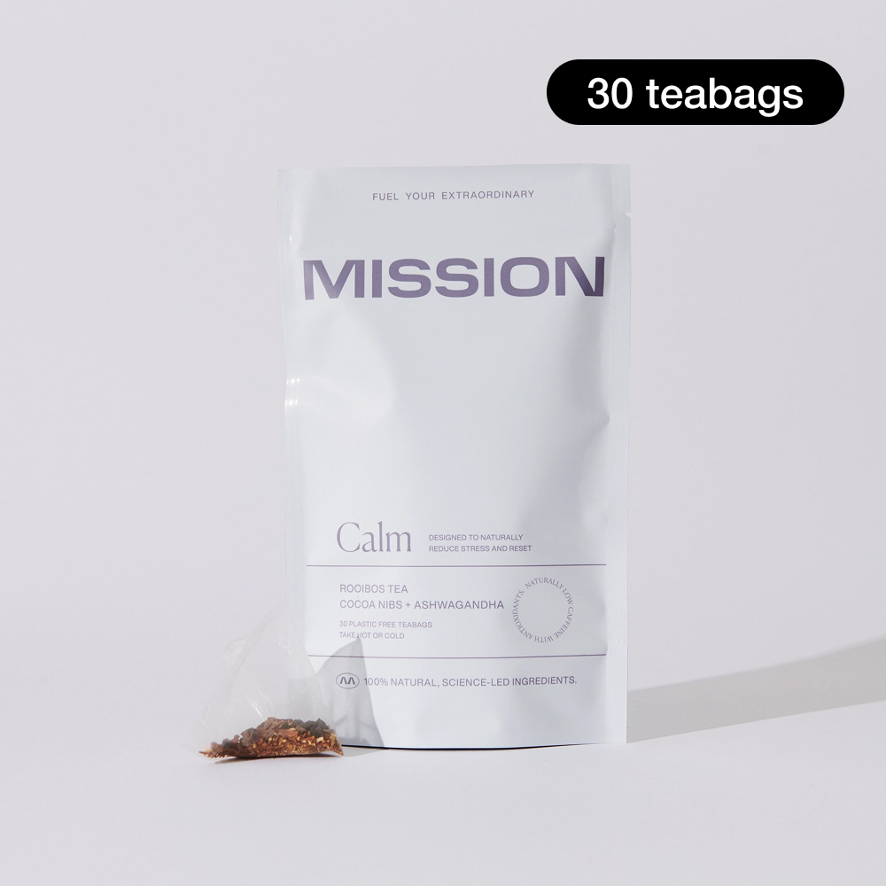 MISSION -  Calm Rooibos with Ashwagandha - 30 teabags