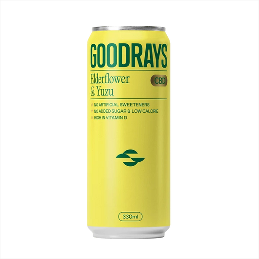 Goodrays - CBD Seltzer - Elderflower & Yuzu