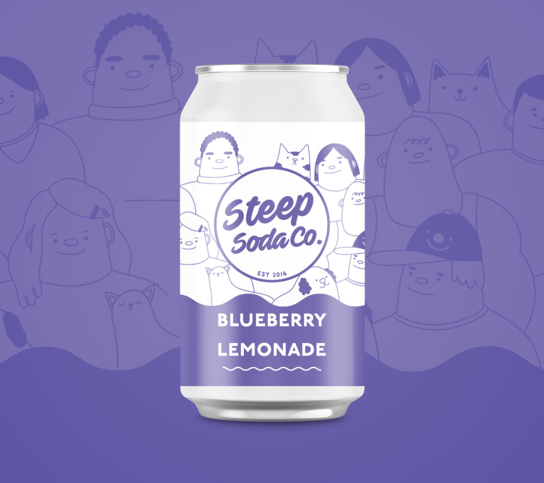 Steep Soda Co - Blueberry Lemonade