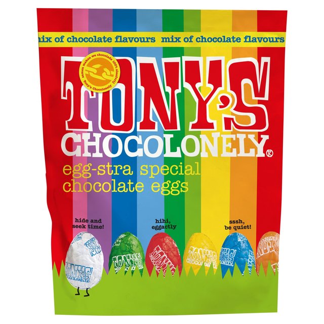 Tonys Chocolonely - FairTrade Easter Eggs Mix Pouch // Stores Supply // Tony's Chocolonely