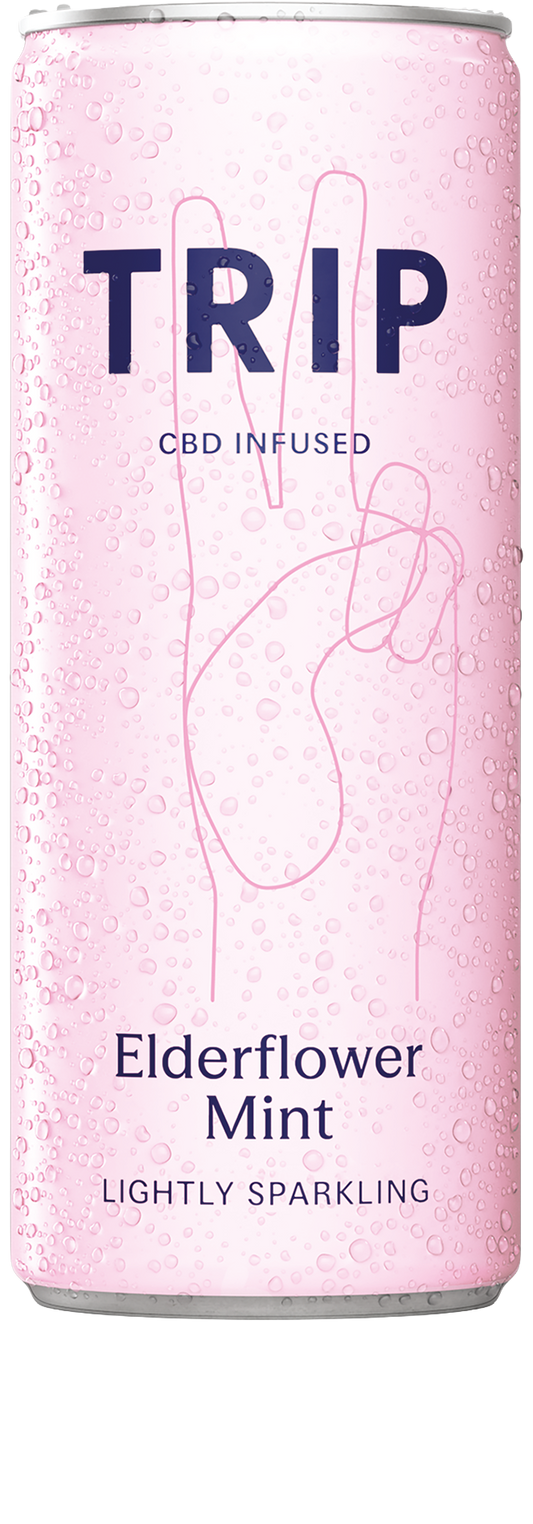 Trip Drinks - Elderflower Mint CBD