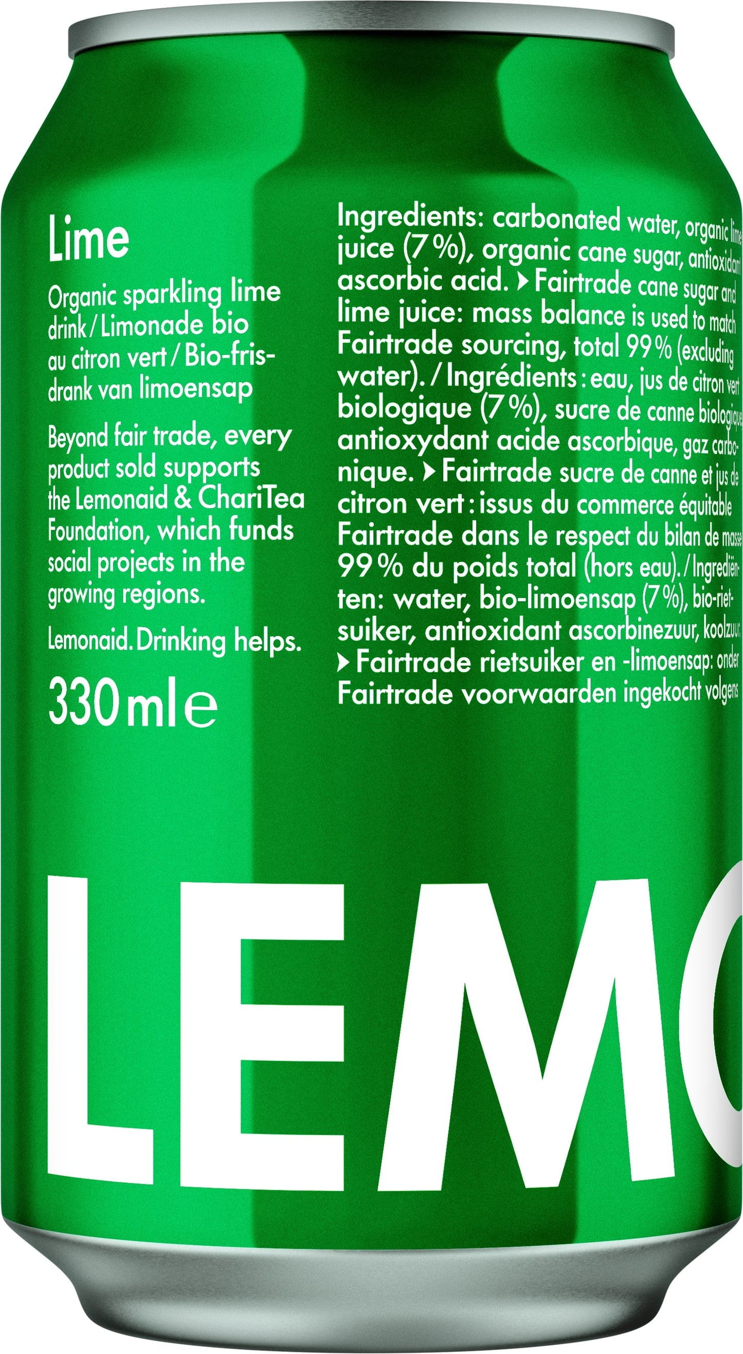 Lemonaid - Lime - CANS