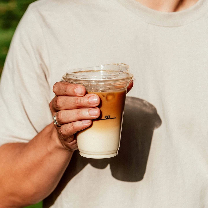 Decent Packaging - Clear Cup Lid Sipper (1000)