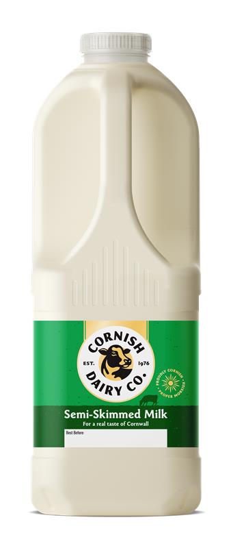 Cornish Dairy Co - Semi Skimmed 6 x 2L (CASE)