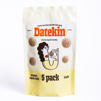 Datekin - Sesame Coated Date Balls Filled with Tahini