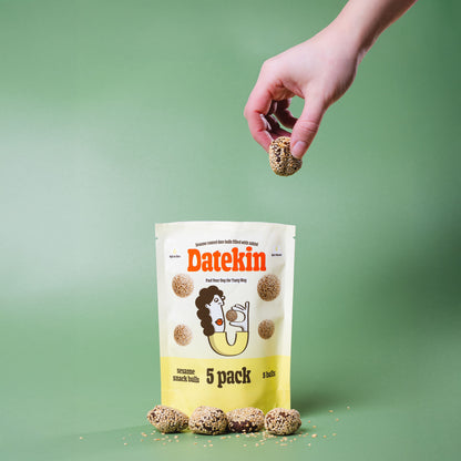 Datekin - Sesame Coated Date Balls Filled with Tahini