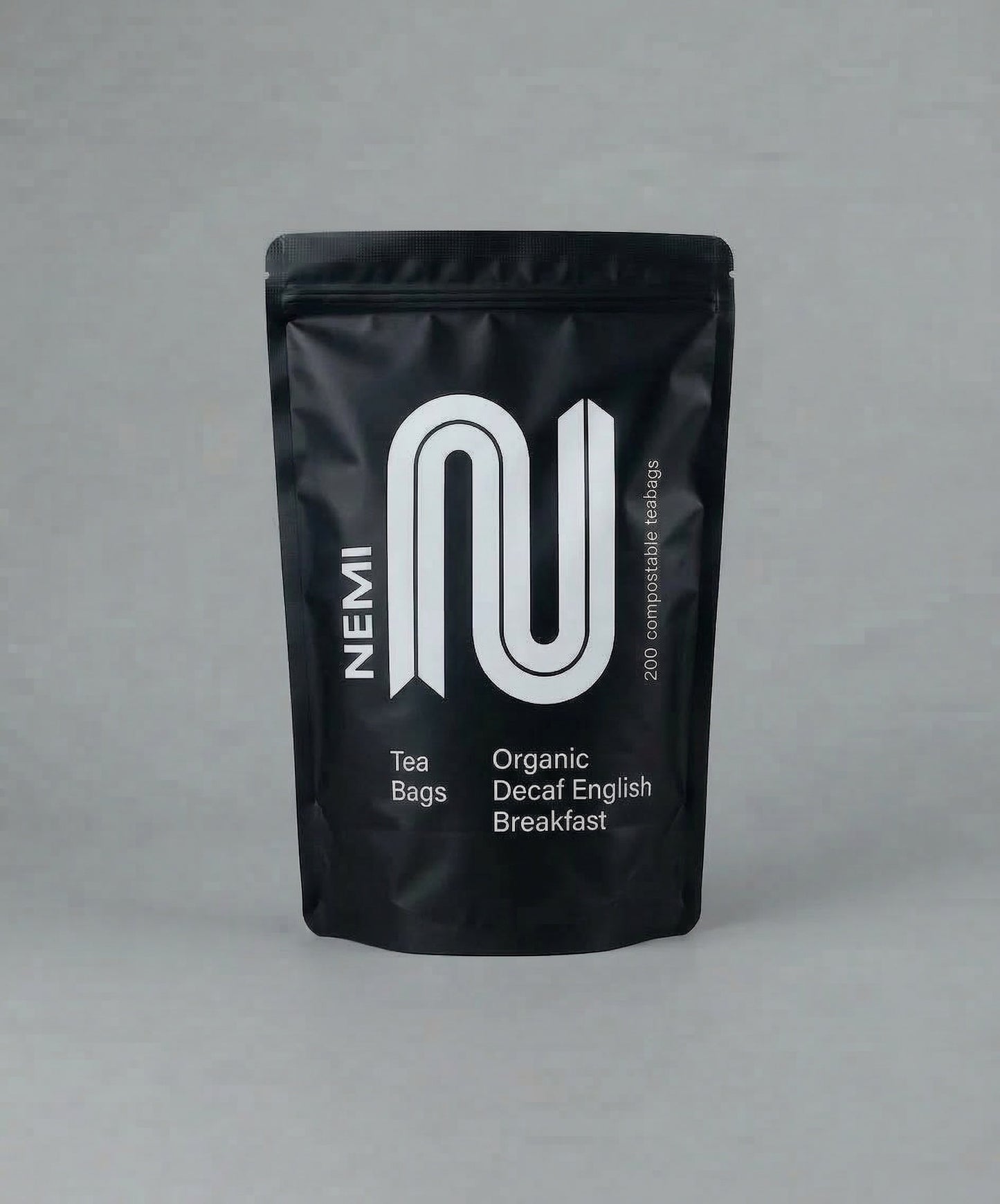 NEMI Tea - Decaf English Breakfast Tea (200 Teabags)