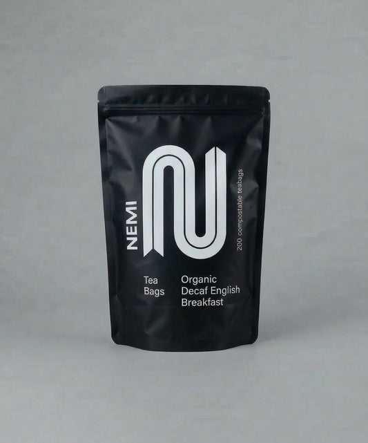 NEMI Tea - Decaf English Breakfast Tea (200 Teabags)