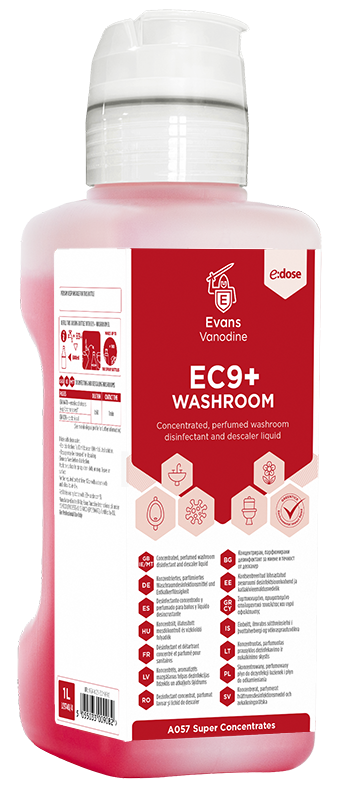 Evans E:Dose EC9 Washroom - Cleaner and Descaler (1ltr)