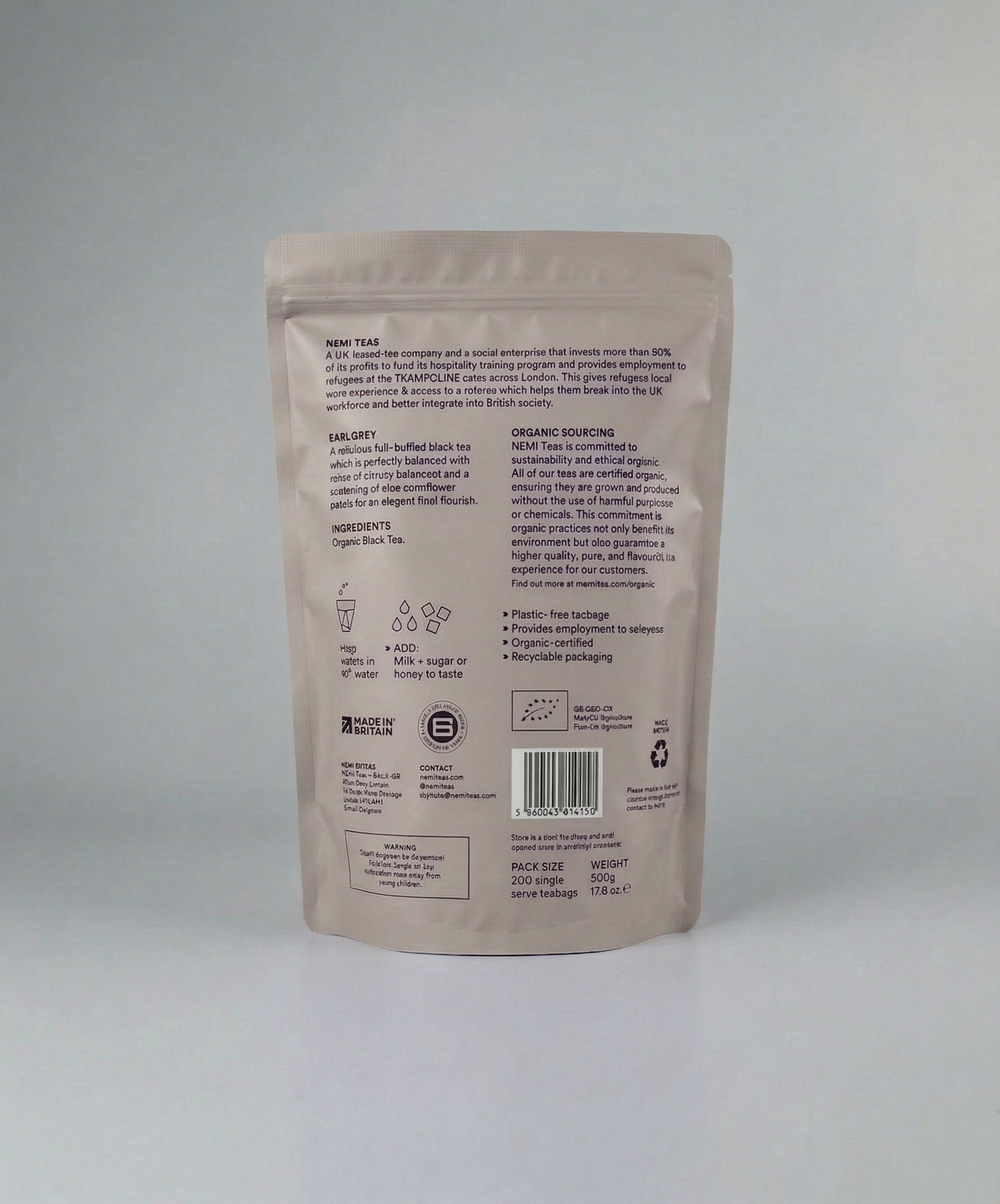 NEMI Tea - English Breakfast Tea (200 Teabags)