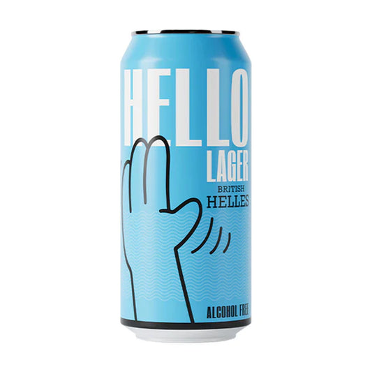 Hello Lager - British Hells - 0.5% Alcohol Free Functional Lager