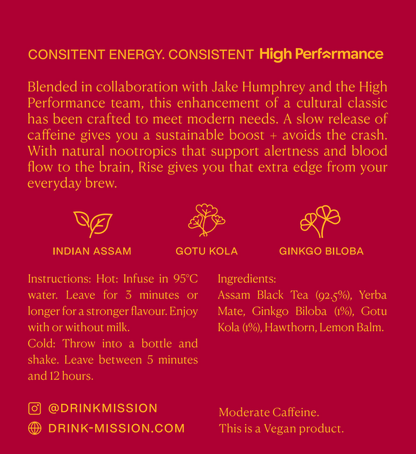 MISSION - Rise English Breakfast Tea - 250 teabags