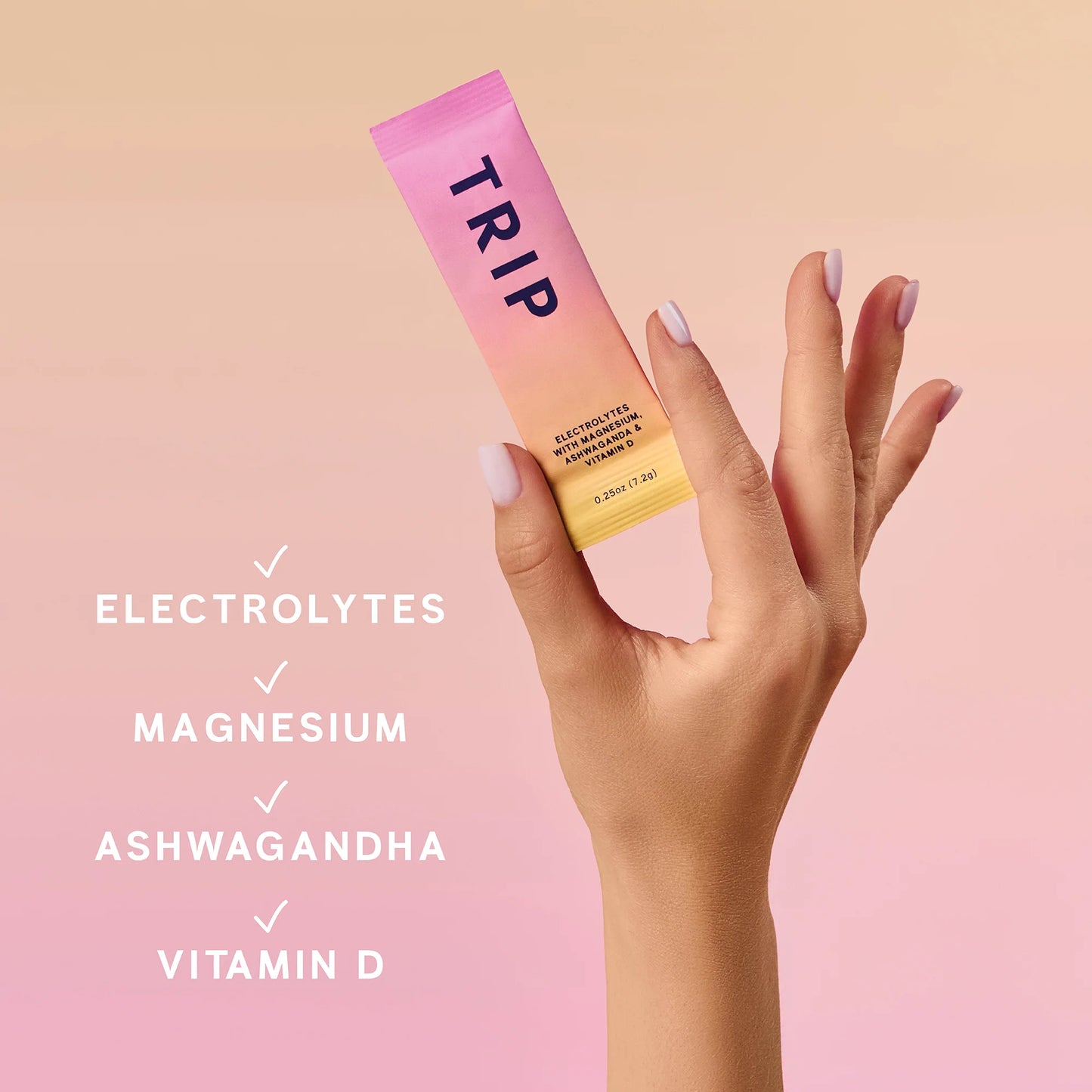 TRIP - Peach Yuzu Electrolytes, Magnesium & Vitamin D