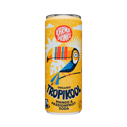 Karma Drinks – Tropikool Mango & Passionfruit Cans