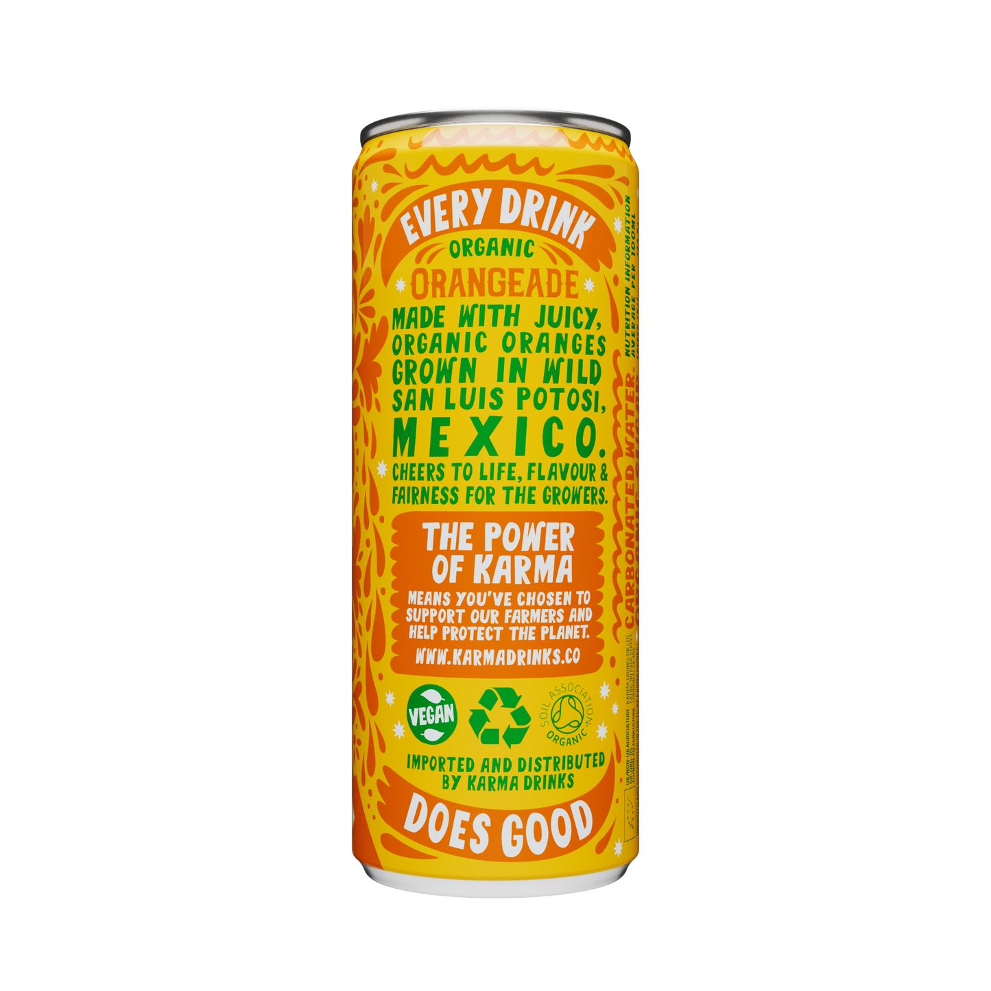 Karma Drinks - Orangeade Cans