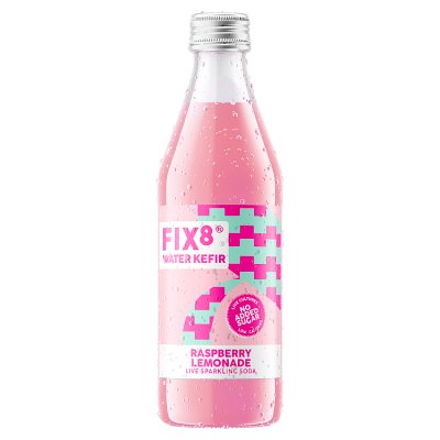 Fix8 - Water Kefir Raspberry Lemonade (Chilled)