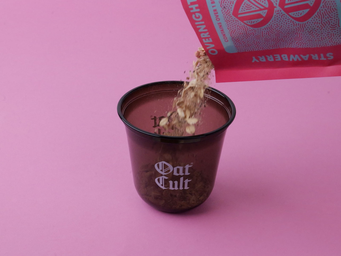Oat Cult - Strawberry Overnight Oats with Portion Cups