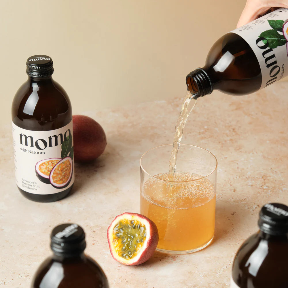 MOMO Kombucha - Amadora's Passion Fruit Kombucha