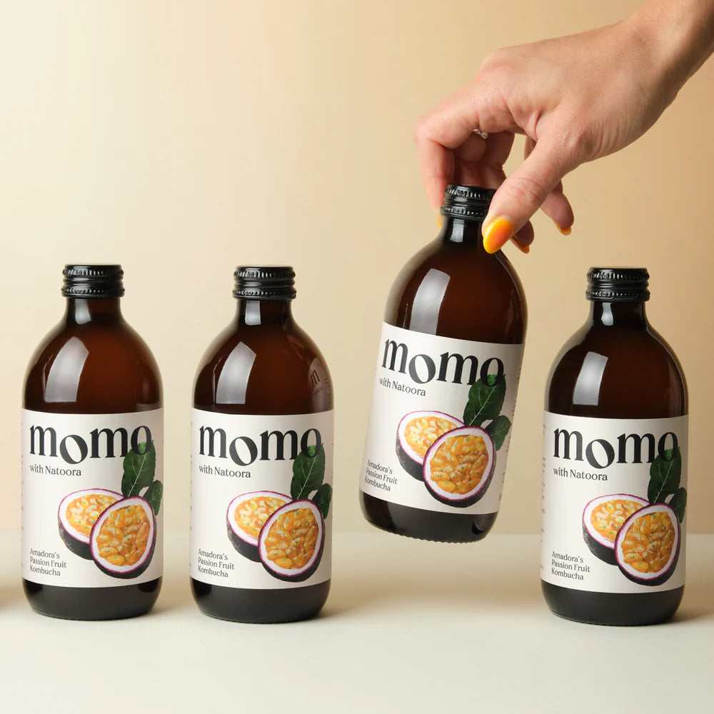 MOMO Kombucha - Amadora's Passion Fruit Kombucha