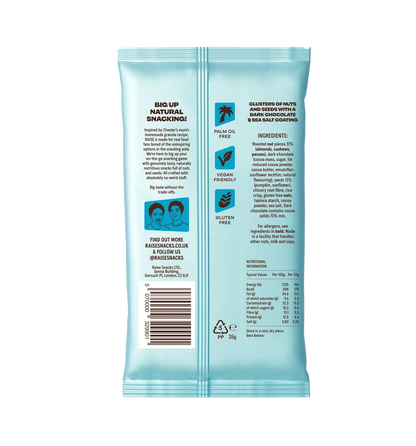 Raise Snacks - Dark Chocolate & Sea Salt