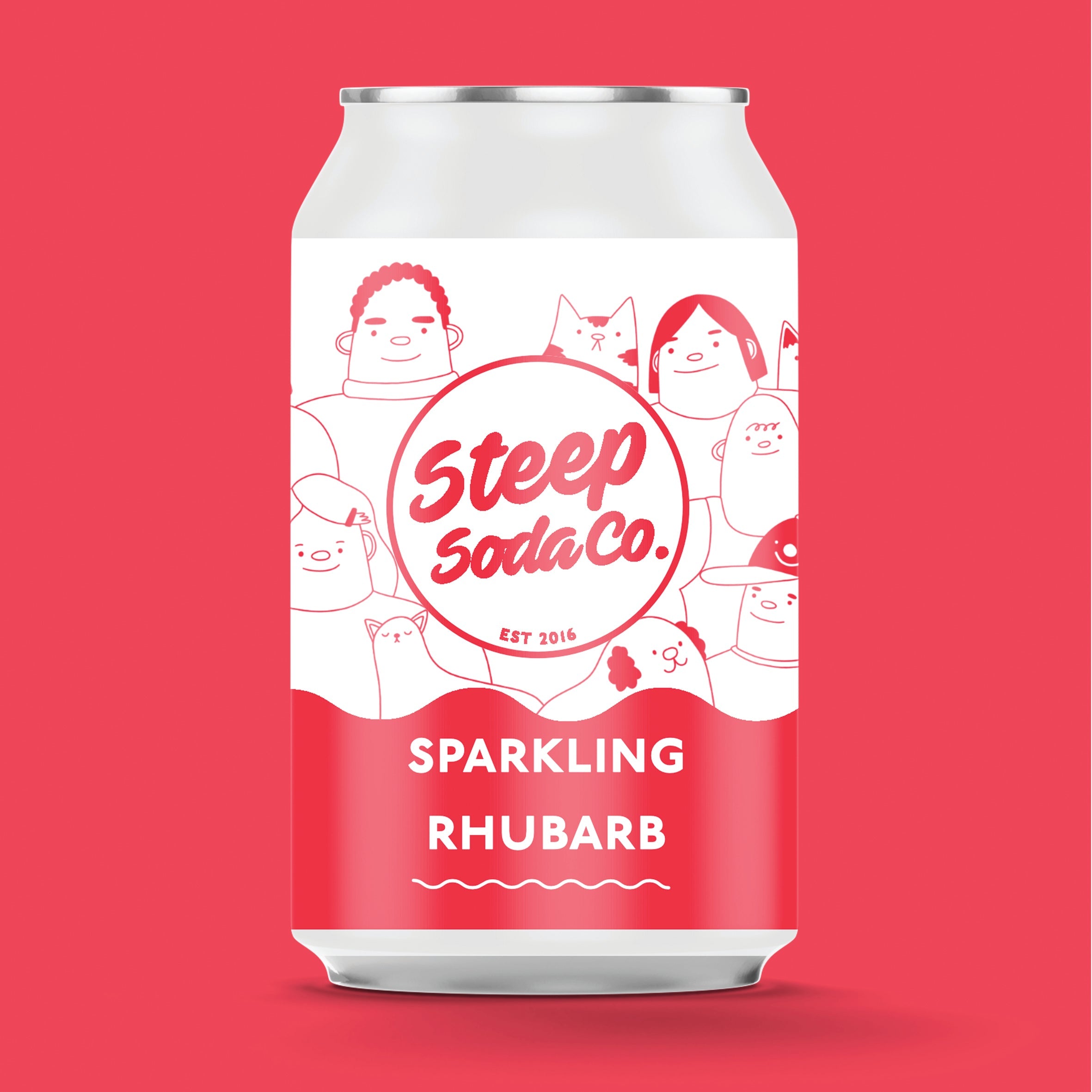 Steep Soda Co - Rhubarb *Limited Seasonal Release* // Stores Supply // STEEP SODA