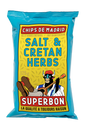 Superbon Chips Cretan Salt - 125g Sharing Bags (Mixed Herb)