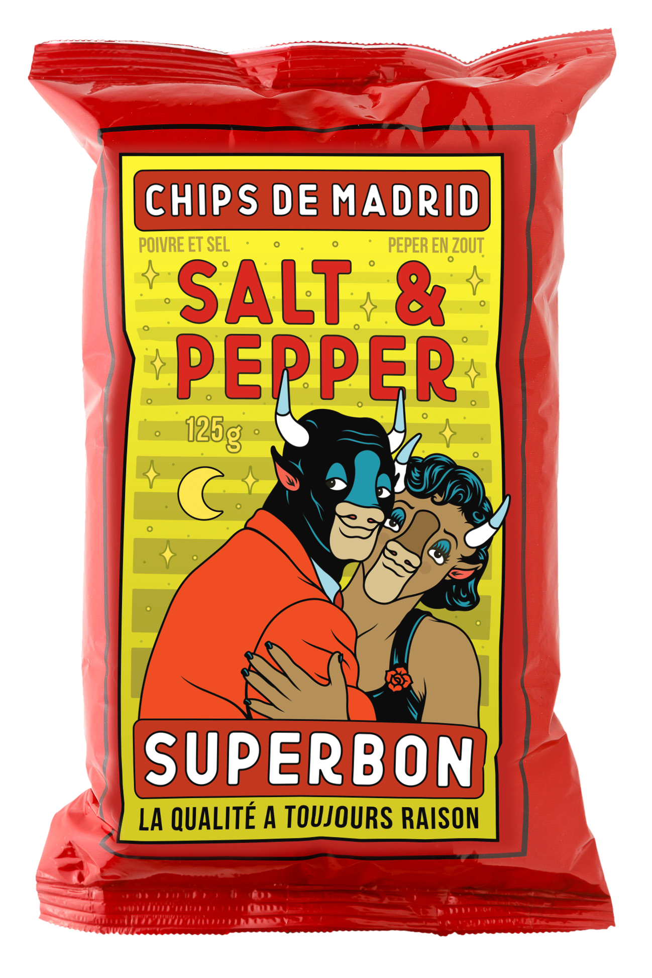 Superbon Chips Salt & Pepper - 125g Sharing Bags