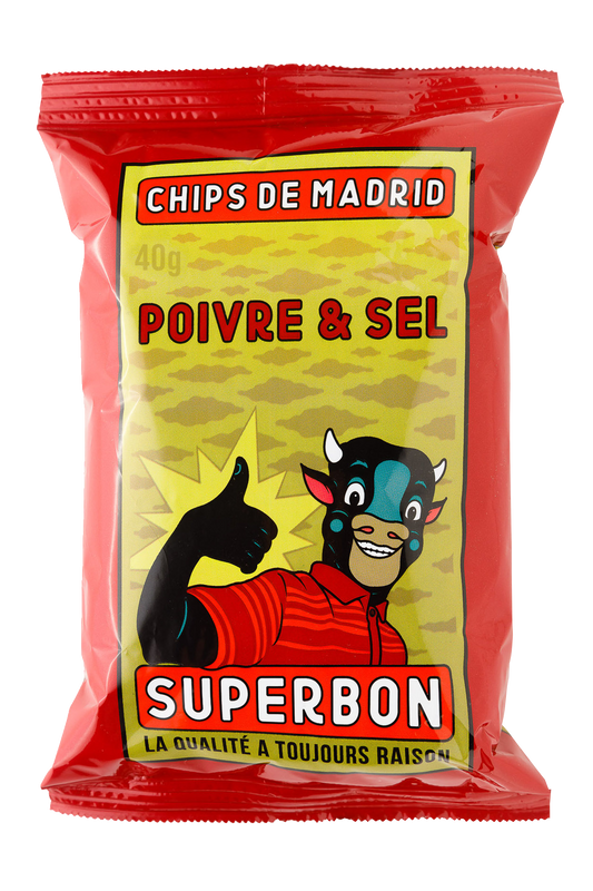 Superbon Chips - Salt & Pepper - 40g