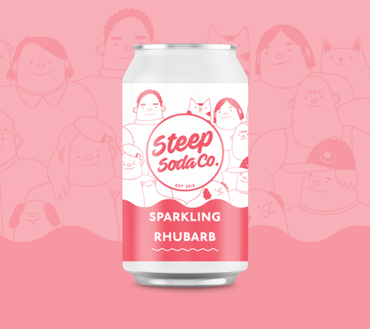 Steep Soda Co - Rhubarb E Oldroyd & Sons Farm *Seasonal*