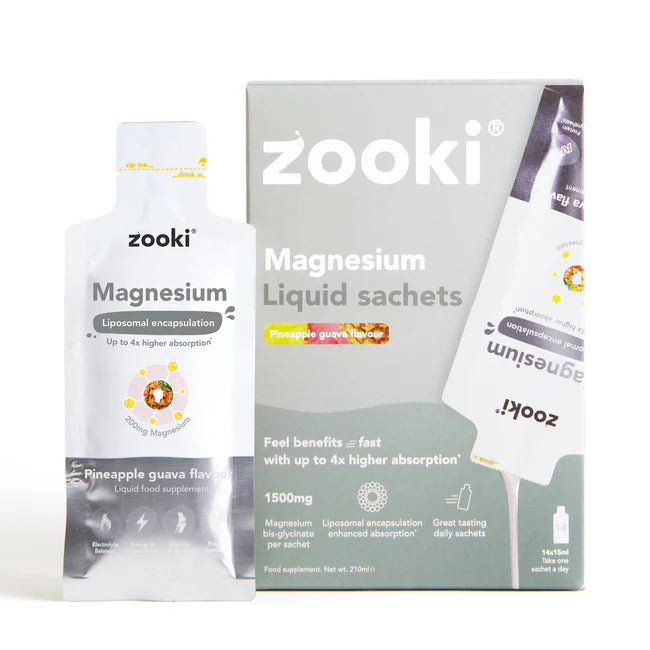 Zooki - Magnesium - Pineapple Guava Flavour -  Liposomal Sachets