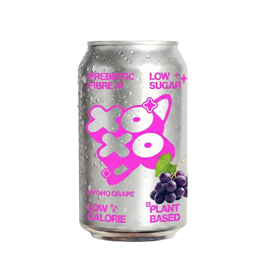 XOXO Soda – Sparkling Kyoho Grape Prebiotic Soda