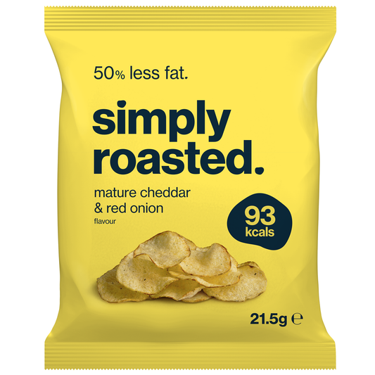 Simply Roasted Crisps - Mature Cheddar & Red Onion
